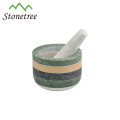 cheap price 15cm black color stone herb grinder